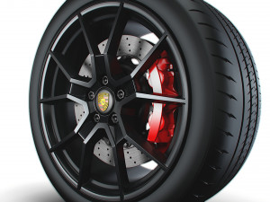 Porsche Taycan GT wheel 3D Model