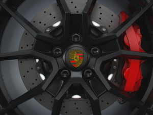Porsche Taycan GT wheel 3D Model