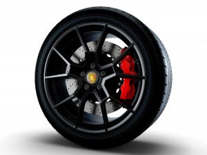 Porsche Taycan GT wheel 3D Model