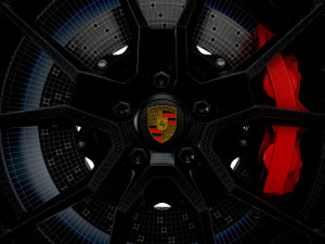 Porsche Taycan GT wheel 3D Model
