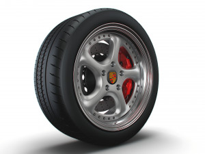 Porsche Turbo P wheel Modelo 3D