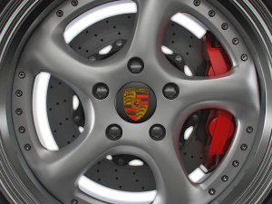 Porsche Turbo P wheel 3D Model