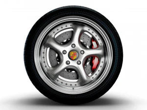 Porsche Turbo P wheel 3D Model