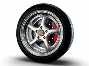 Porsche Turbo P wheel Modelo 3D