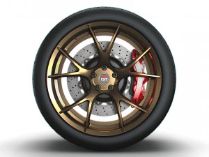 Ruota progetto 6GR Modello 3D