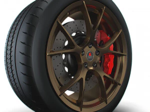 Ruota progetto 6GR Modello 3D