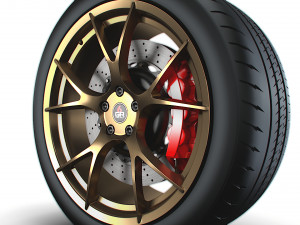 Project 6GR wheel 3D-Modell