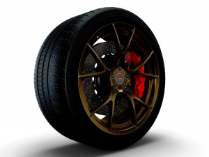 Project 6GR wheel 3D-Modell