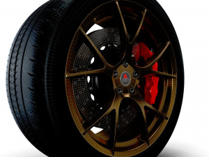 Project 6GR wheel 3D-Modell