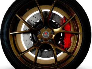 Ruota progetto 6GR Modello 3D