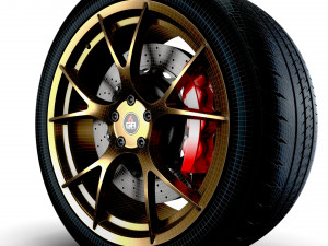 Project 6GR wheel 3D-Modell