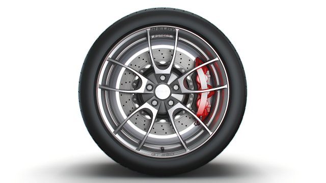 Shelby 350GT wheel 3D 模型 .c4d .max .obj .3ds .fbx .stl .blend 