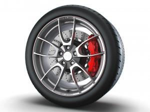 Shelby 350GT wheel 3D 模型