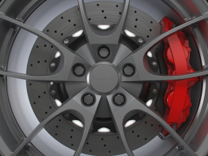 Shelby 350GT wheel 3D 模型