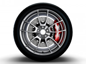 Shelby 350GT wheel 3D 模型