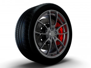 Shelby 350GT wheel 3D 模型