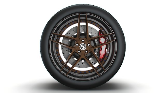 Signature wheel Modello 3D .c4d .max .obj .3ds .fbx .stl .blend 