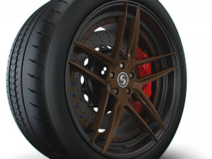 Signature wheel 3D Model