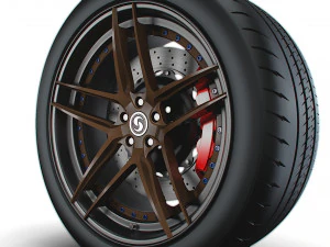 Signature wheel 3D Model