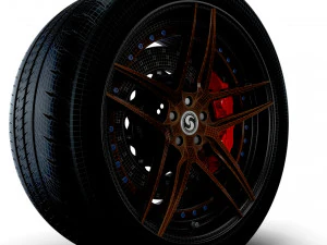 Signature wheel 3D Model