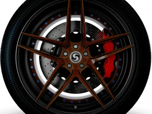 Signature wheel 3D Model
