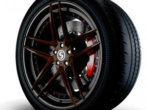 Signature wheel 3D Model