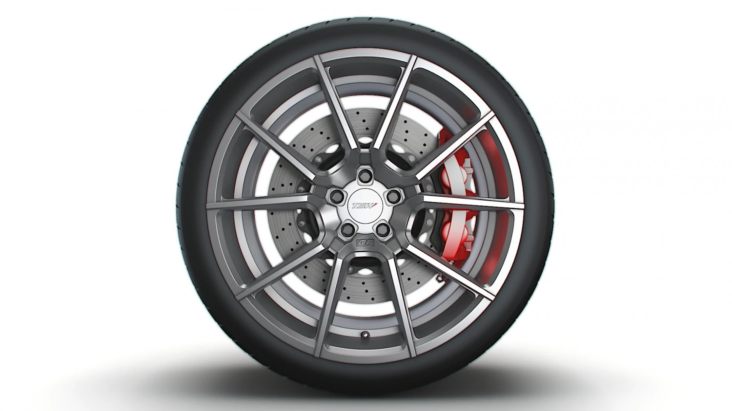 TWS Chrono wheel 3D Model .c4d .max .obj .3ds .fbx .stl .blend 