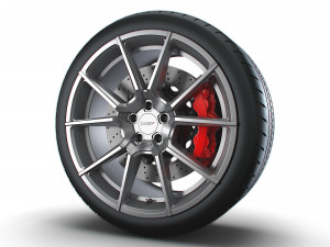 TWS Chrono wheel 3D मॉडल