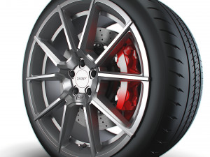 TWS Chrono wheel 3D मॉडल