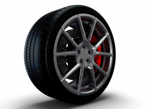 TWS Chrono wheel 3D मॉडल