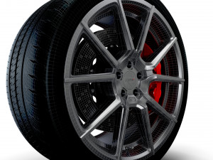 TWS Chrono wheel 3D मॉडल