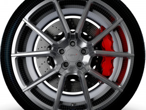 TWS Chrono wheel 3D मॉडल
