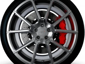 TWS Chrono wheel 3D Model