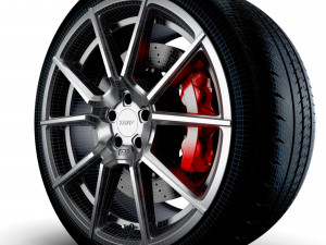TWS Chrono wheel 3D मॉडल