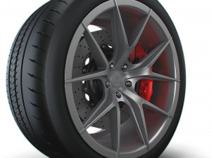 Verde Axis v99 wheel 3D 模型