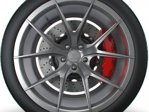 Verde Axis v99 wheel 3D 模型