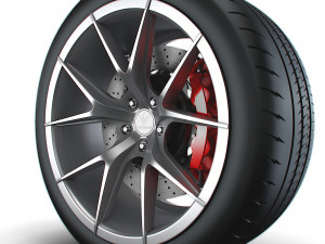 Verde Axis v99 wheel 3D 模型