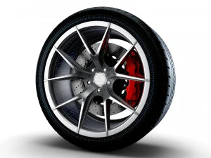 Verde Axis v99 wheel 3D Model