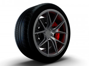 Verde Axis v99 wheel 3D 模型