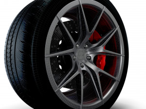 Verde Axis v99 wheel 3D 模型