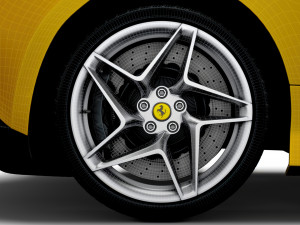 Ferrari F8 Spider 2023 wheel Modelo 3D