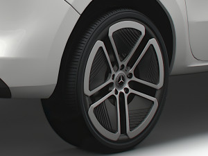 Mercedes Benz EQT 2023 wheel 3D-Modell