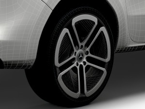 Mercedes Benz EQT 2023 wheel 3D-Modell