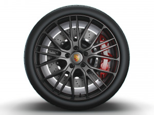Panamera Porsche Exclusive wheel 3D Model