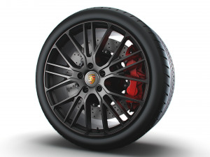 Panamera Porsche Exclusive wheel 3D 模型