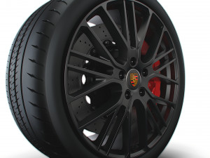 Panamera Porsche Exclusive wheel 3D 模型