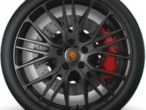 Panamera Porsche Exclusive wheel 3D 模型