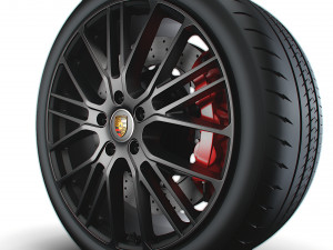 Panamera Porsche Exclusive wheel 3D 模型