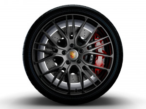 Panamera Porsche Exclusive wheel 3D 模型