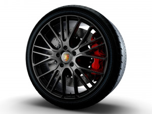 Panamera Porsche Exclusive wheel 3D 模型